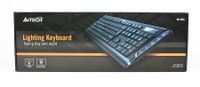 Клавіатура USB зі світлодіодним підсвічуванням, синій