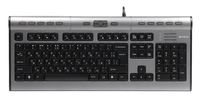 A4Tech
Клавіатура USB, X-slim, USB2 + мікрофон та навушники
