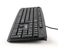Клавіатура дротова, USB, українська, чорний колір