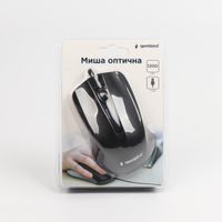 Оптична миша, USB інтерфейс, 1200 dpi, чорний