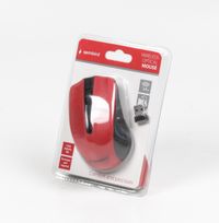 Бездротова оптична миша, 1200 dpi, червоний