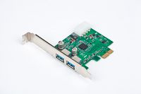 Gembird
Карта розширення, PCI-Express на 2 USB 3.0 порти