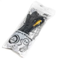 Кабель аудіо-відео 3.5 jack (4pin) - 3RCA, 2 м