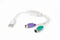 Перехідник USB А-папа / 2хPS/2, 30 см