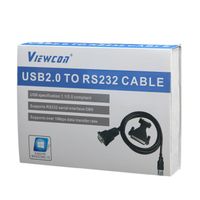 Кабель-перехідник USB2.0-COM (9+25pin), блістер
