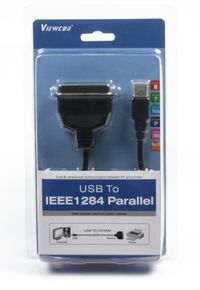 Кабель-перехідник USB1.1-LPT (bitronics), блістер