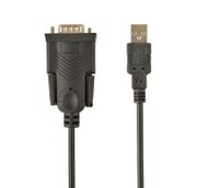 Cablexpert
Перехідник USB А-тато/DB9M (serial port), 1.5 м