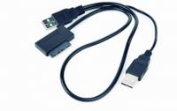 Перехідник з USB 2.0 на Slimline SATA 13 pin