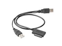 Перехідник з USB 2.0 на Slimline SATA 13 pin