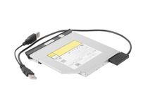 Перехідник з USB 2.0 на Slimline SATA 13 pin