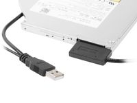 Перехідник з USB 2.0 на Slimline SATA 13 pin