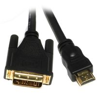 Viewcon
Кабель HDMI-DVI (18+1) 5 м, M/M, в блістері