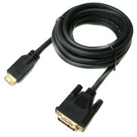 Кабель HDMI-DVI (18+1) 5 м, M/M, в блістері