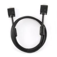 Кабель premium VGA, 3+9C HD15M, подвійне екранування, з 2-ма феритами, 1.8 м