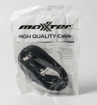 Кабель premium VGA, 3+9C HD15M, подвійне екранування, 2 ферити, 1.8 м