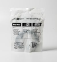 Кабель HDMI V.2.0, 4К 60 Гц, позолочені конектори, 1.8 м