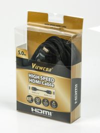 Кабель у блістері HDMI V.1.4, 4К 30 Гц, нейлонове обплетення, 5 м