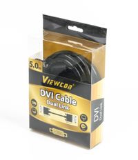 Кабель у блістері DVI, 18+1, ферит, 5 м