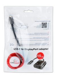 Адаптер-перехідник USB-C на DisplayPort 4К@60Hz