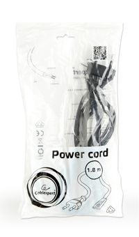 Кабель силовий, CEE7/16-C7, довжина 1.8 м, 2*0.5 мм кв.