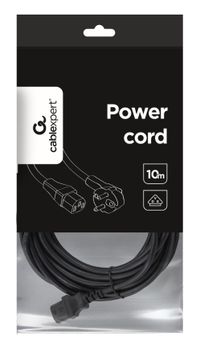 Кабель силовий, CEE7/7-C13, довжина 10 м, VDE, 3*1 мм кв.