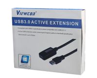 Активний подовжувач USB 3.0 AM/AF, 5 м, блістер