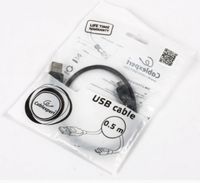 Кабель micro USB 2.0, A-тато/micro B-тато, 0.5 м, преміум