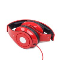 Стерео гарнітура, серія gmb audio, "Детройт", глянсовий червоний