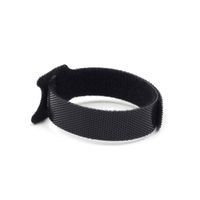 Кріпильний хомут-липучка, 210 x 12 мм, чорний, 100 шт. у пакеті