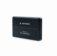 Gembird
Зовнішня кишеня 2.5", USB 3.0, чорний