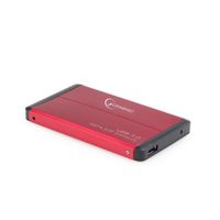 Gembird
Зовнішня кишеня 2.5", USB 3.0, червоний