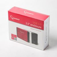 Зовнішня кишеня 2.5", USB 3.0, червоний