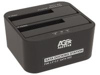 Agestar
Док-станція, USB 3.0, 2 слоти, чорний