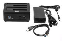 Док-станція, USB 3.0 2 слоти, чорний