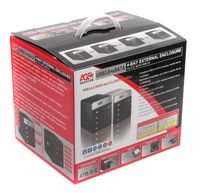 Зовнішній масив на 4 жорсткі диски, 3.5", eSATA, USB 3.0, чорний