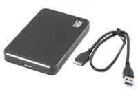 Зовнішня кишеня 2.5", USB 3.1, чорний