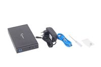 Зовнішня кишеня 3.5", USB 3.0, чорний