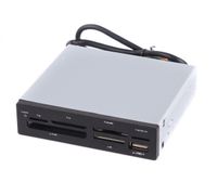 Gembird
Кардридер внутрішній, USB 2.0, підтримує CF / MD / MS / SD / MMC / XD, чорний