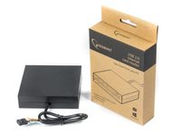 Картридер внутрішній, працює з CF/MD/SM/MS/SD/MMC/Xd картами пам'яті, чорний