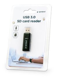 Зовнішній картридер, USB 3.0, для SD та MicroSD