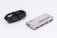 Хаб USB 2.0, 4 порти, без блоку живлення