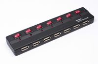 Viewcon
Хаб USB 2.0, 7 портів, 2 A, з блоком живлення, з вимикачами