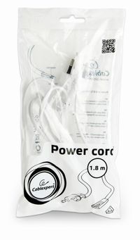 Кабель силовий, CEE7/16-C7, довжина 1.8 м, VDE, 2*0.75 мм кв.