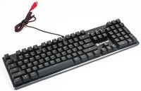 Клавіатура механічна ігрова, USB, LED-підсвічування, Full Light Strike Red