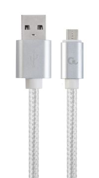 Cablexpert
Кабель USB 2.0, A-тато/micro B-тато, 1.8 м, з обплетенням та металевими роз'ємами
