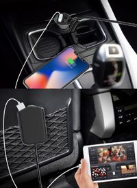 Автомобільний зарядний пристрій USB, 4 порти, 9.6 А