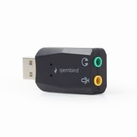Gembird
Адаптер USB 2.0-Audio, блістер