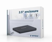 Зовнішня кишеня 2.5", USB 3.0, чорний