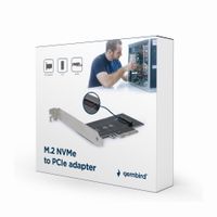 PCI-Express адаптер для SSD-накопичувача формату M.2 шириною 22 мм, низькопрофільна планка в комплекті