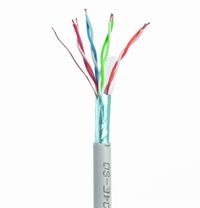 Cablexpert
CAT5e, одножильна, екранована фольгою, 100 м